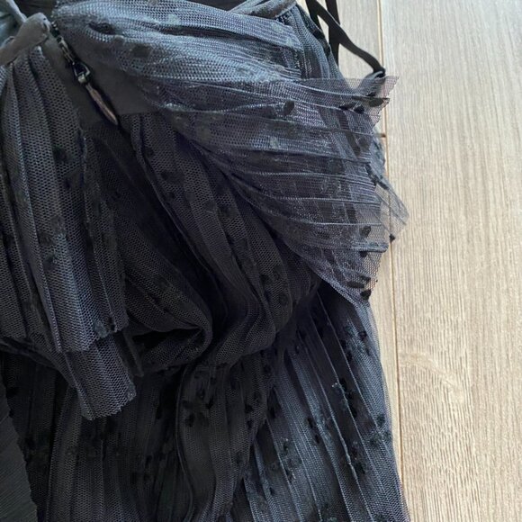 J. CREW Black Patterned Ruffle Layered Camisole - Picture 5 of 11